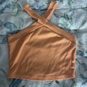shein cross strap crop top